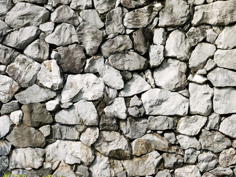 Old dirty stone wall background