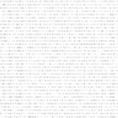 Binary Code, Algorithm binary, data code, encryption and encoding, row matrix, vector illustration