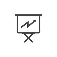 presentation  Flat icon and Logo