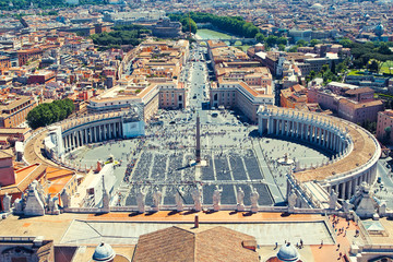 Fototapeta premium Saint Peter square in Rome