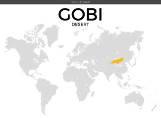 Gobi Desert Location Map
