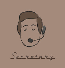 icon secretary