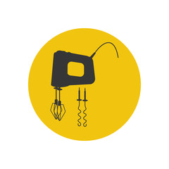 Mixer silhouette icon