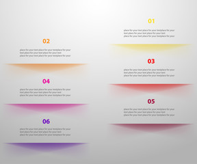 Vector lines arrows infographic.
