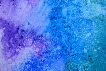 Beautiful watercolor space background for your design