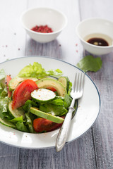 A fresh vegetable salad
