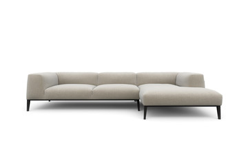 Isolate Big Sofa with shadow on white background