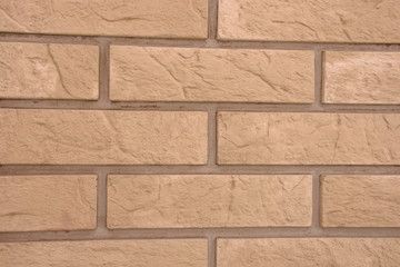 Brick wall in a close up