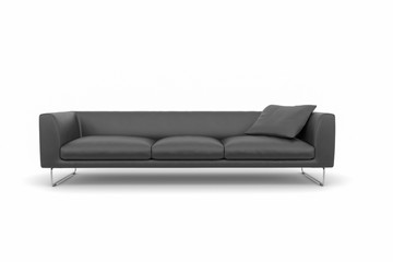 Isolate Big Sofa with shadow on white background