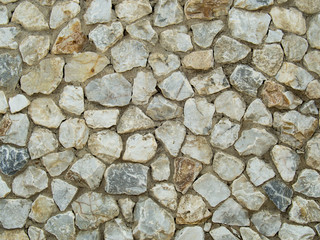 Granite rock wall pattern