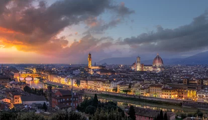 Poster Panorama of Florence, the capital of Renaissance, in Italy © tsomchat