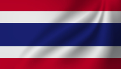 Thailand flag symbol  Thailand flag background vector.