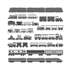 City transport set and public city transport: taxi, bus, subway, train. City transport vector flat illustrations and traffic vehicle street city transport. Tourism modern business taxi truck.