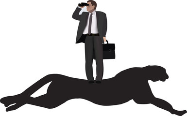 guardare lontano ghepardo