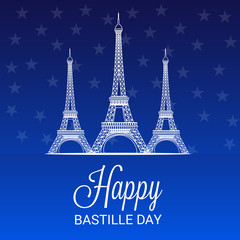 Fototapeta na wymiar France Bastille Day