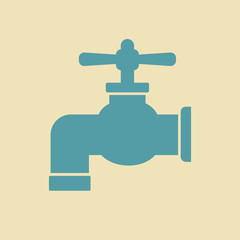 Faucet vector icon
