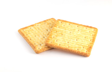 Cracker isolated on white background