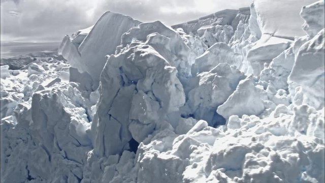 Landscape with icebergs