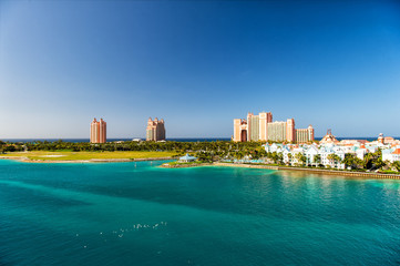 Naklejka premium Ośrodek Atlantis Paradise Island, położony na Bahamach