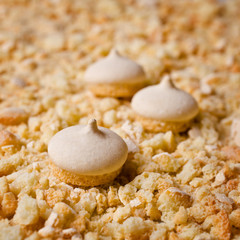 Biscuits with meringue