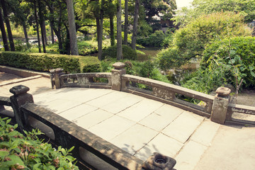 Japanese stone bridge