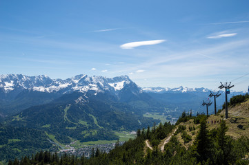 Fototapeta na wymiar Bayerische Alpen