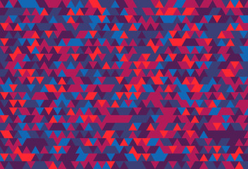 Abstract background of the triangles. The gradation of Violet. Violet hues.