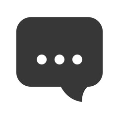 Communication concept represented by bubble icon. isolated and flat illustration 