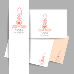 yoga pregnant template