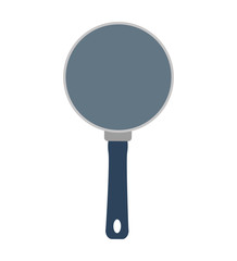 Cooking concept represented by frying pan icon. isolated and flat illustration 