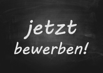 Obraz premium Bewerben auf Stellenangebot