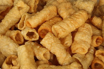 J. pork rind. Pork scratchings, Pork crackling in Thailand