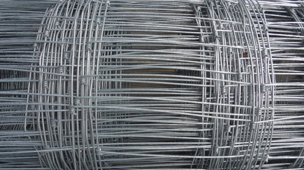 Wire mesh fence in roll