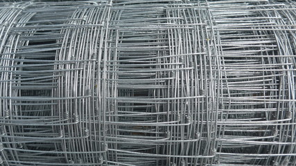 Wire mesh fence in roll
