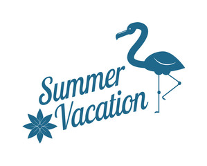 Summer logo vector illustration. Summer badge logo isolated on white background. Summer sale logo vector icon illustration silhouette