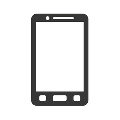 Mobile concept represented by cellphone icon. isolated and flat illustration 