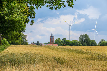 Ein kleines Dorf mitten in Brandenburg