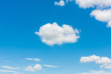 blue sky with cloud