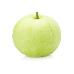 Guava fruit on white background