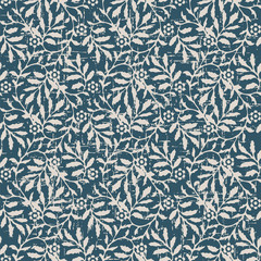 Fototapeta premium Seamless worn out vintage background 401_spiral wave leaf flower 