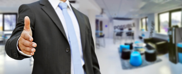 Businessman handshake