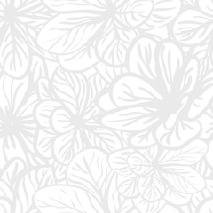 Vector seamless floral pattern