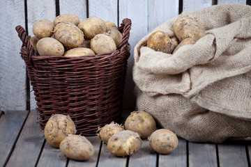 Ziemniaki w koszu