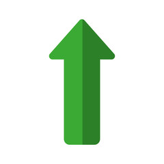 Way and direction concept represented by arrow icon. isolated and flat illustration 