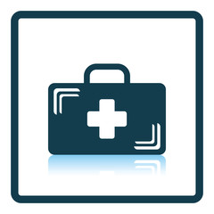 Medical case icon