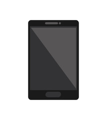 Technology and gadget concept represented by smartphone icon. isolated and flat illustration 