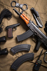 Kit of moder Russia military equipment