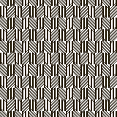 Triple sticks and diagonal lines seamless pattern