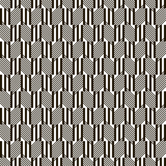 Triple sticks and diagonal lines seamless pattern