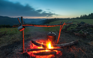 Bonfire and bowler